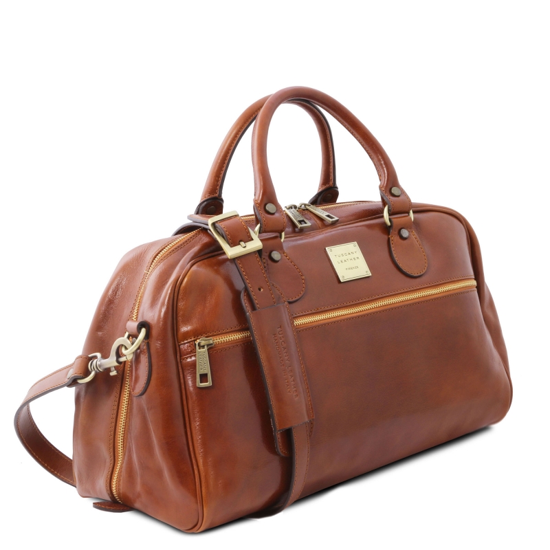 TL Voyager Reisetasche halbrund klein Seitenansicht TL Voyager Reisetasche halbrund klein Seitenansicht